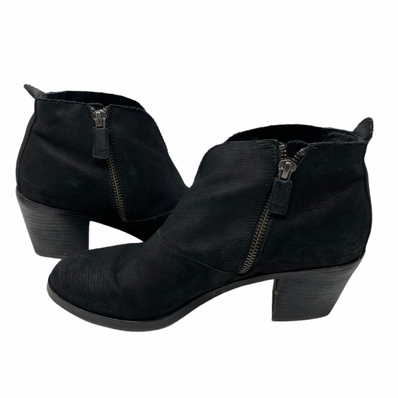 Eileen Fisher Murphy Black Ankle Booties SZ 7.5 - Picture 5 of 9